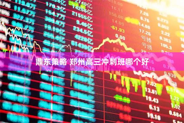鼎东策略 郑州高三冲刺班哪个好