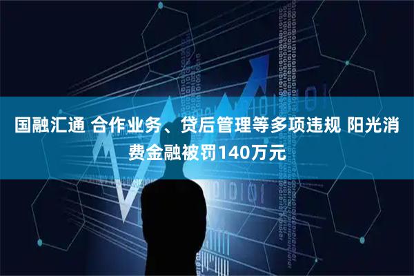 国融汇通 合作业务、贷后管理等多项违规 阳光消费金融被罚140万元
