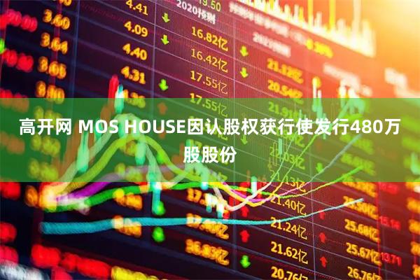 高开网 MOS HOUSE因认股权获行使发行480万股股份