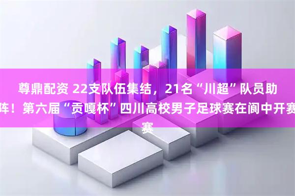 尊鼎配资 22支队伍集结，21名“川超”队员助阵！第六届“贡嘎杯”四川高校男子足球赛在阆中开赛