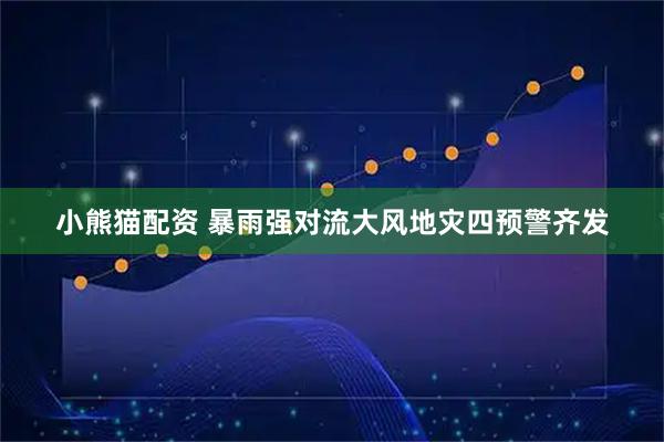 小熊猫配资 暴雨强对流大风地灾四预警齐发